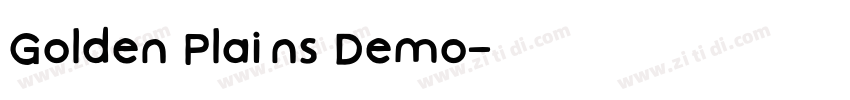 Golden Plains Demo字体转换 Golden Plains Demo字体转换